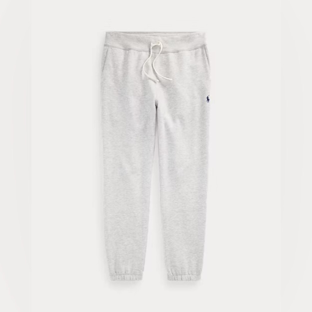💎 Men’s Polo Ralph Lauren RL Fleece Sweatpants in Heather Grey size X-Large